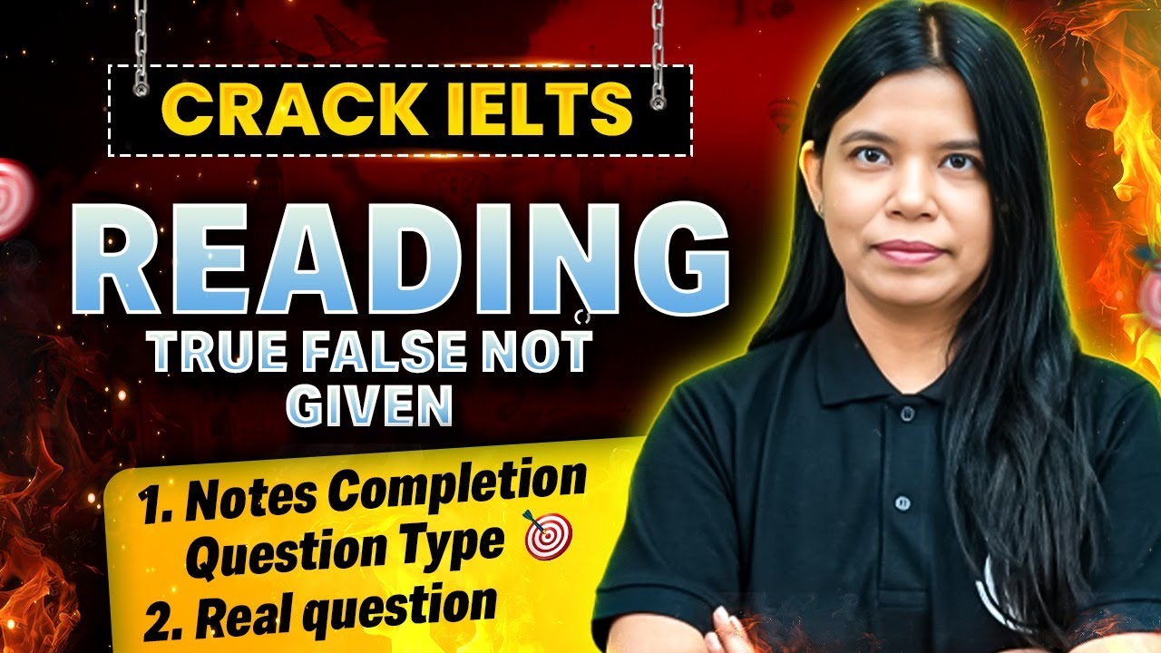 IELTS Reading True, False & Not Given 📝 | Strategy For Band 8 🔥| FREE IELTS Preparation Full Course
