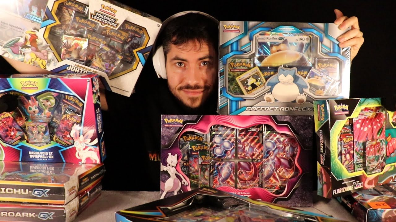 ASMR MES PLUS BEAUX COFFRETS POKEMON