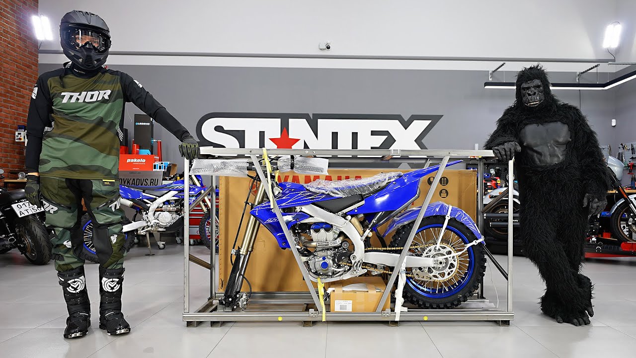 Распаковка Новой Yamaha YZ250F 2022 ASMR