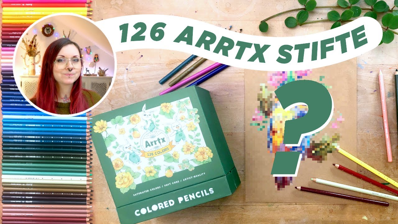 ARRTX hat jetzt eine 126 Buntstifte-Box 🤯 günstige Alternative zu Prismacolor