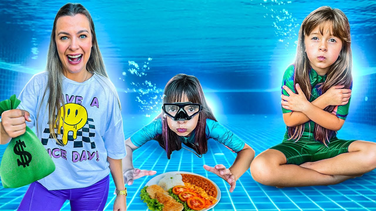 O ÚLTIMO A SAIR DA PISCINA VENCE !   COMPILAÇÃO