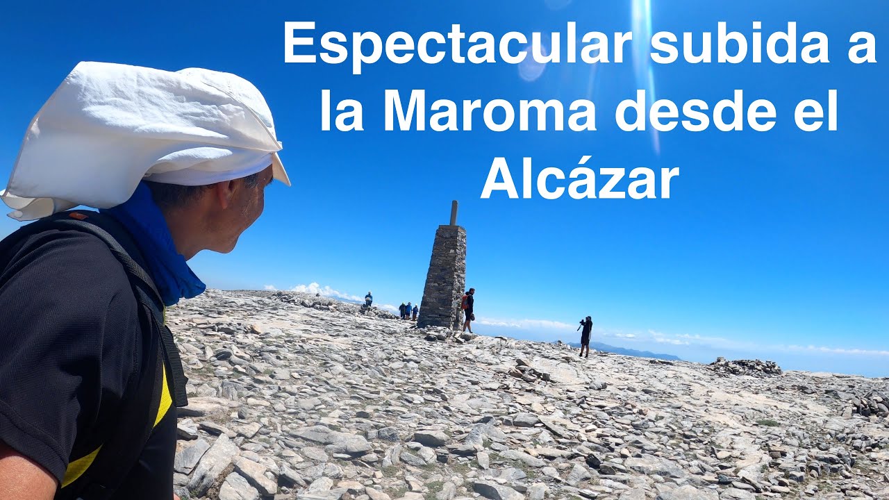 Subiendo a la Maroma desde el Alcázar (Alcaucín-Málaga) Sierras de Tejeda (con prótesis de cadera)