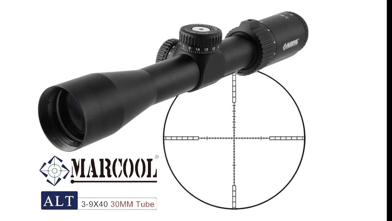 กล้องเล็ง MARCOOL ALT 3-9X40 30MM แถมฟรี AT.LASER ระดับน้ำตั้งกล้อง มีเก็บเงินปลายทาง