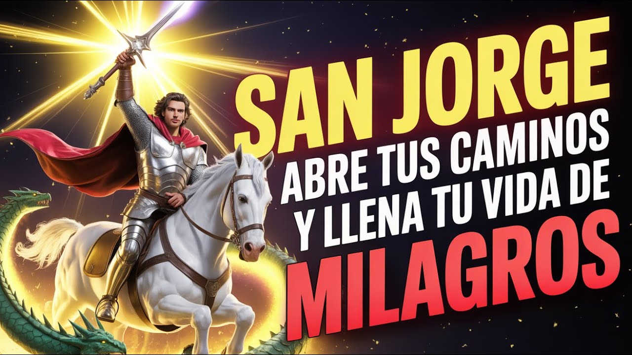 ✨ Poderosa Oración a San Jorge: 7 Pétalos de Fe para Abrir Caminos y Atraer Bendiciones Divinas ✨