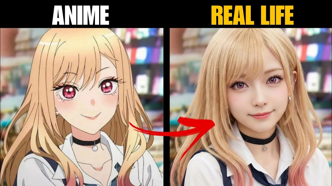 Anime Waifu Characters in REAL LIFE 🔥