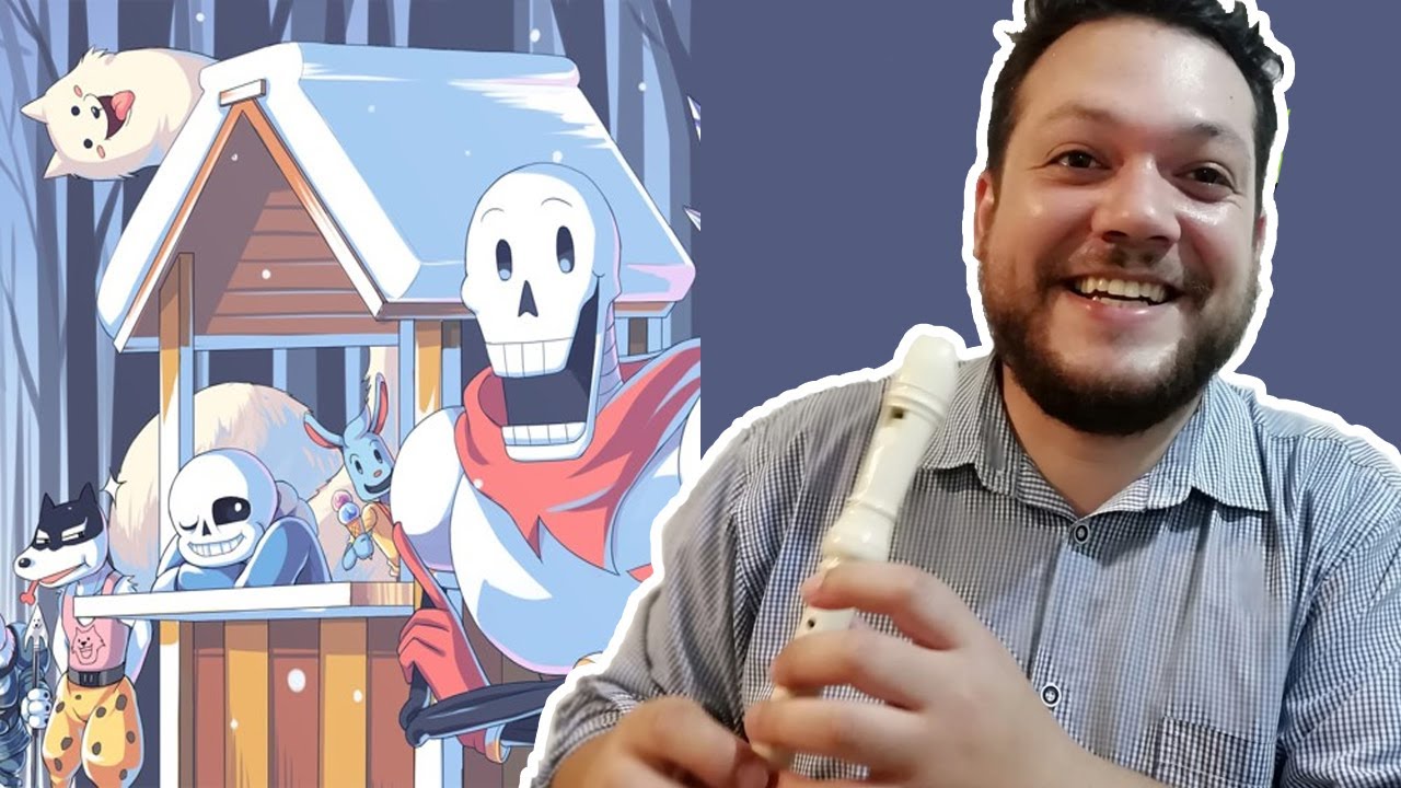 Snowy - Undertale - Tutorial Flauta Dulce