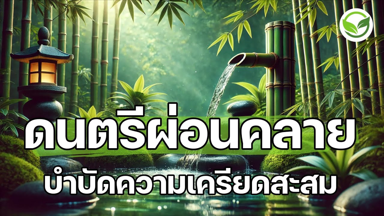 ดนตรีผ่อนคลายสมอง ดนตรีบำบัดความเครียดสะสม เบาสบายจิตใจ ปล่อยวาง สุขใจ มีพลังบวกขึ้น relaxing music 