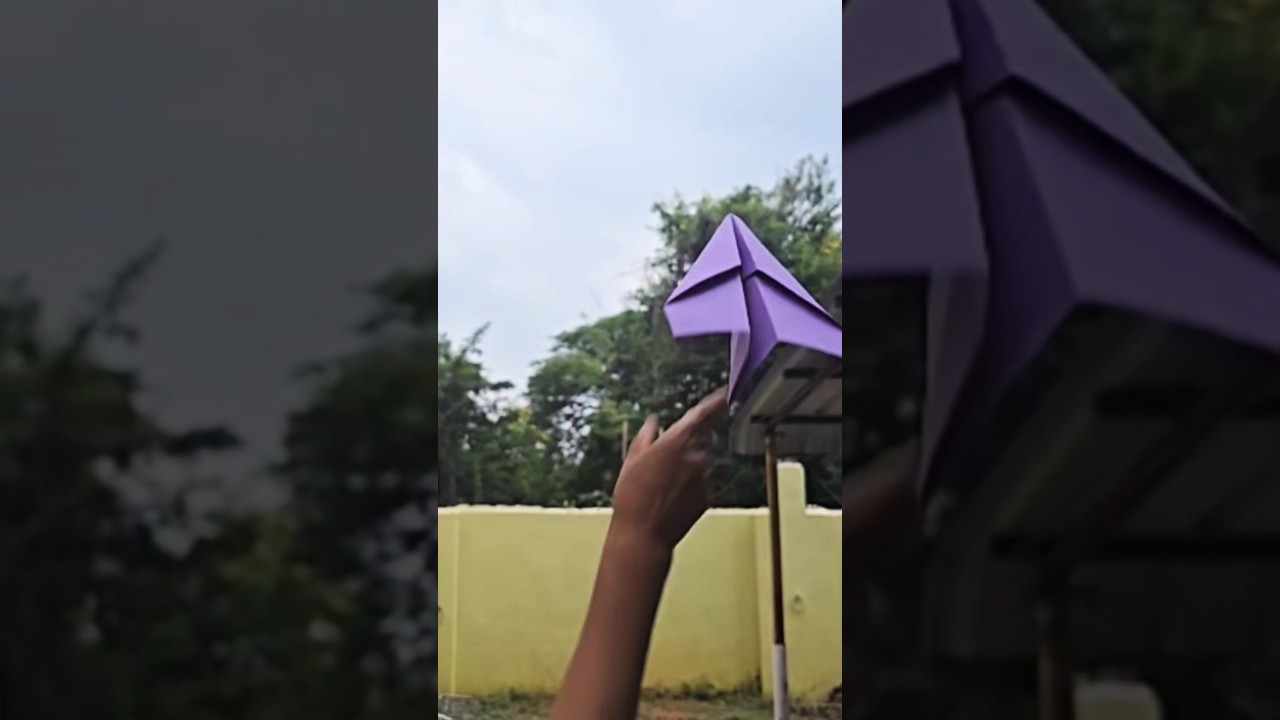 No Gadgets, Just Fun! Make a Flying Paper Rocket #papercraft #diy #paperplane #paperrockets#rocket