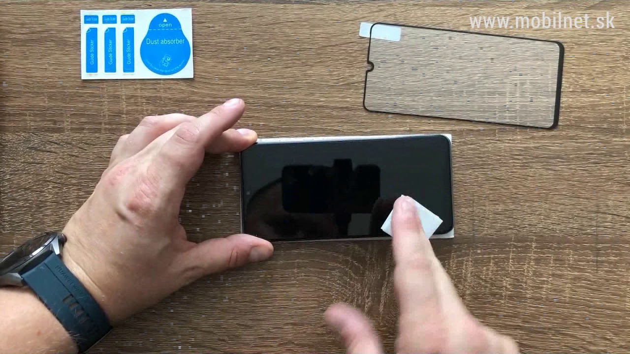 Aplikácia skla na smartfón Huawei P30 Lite