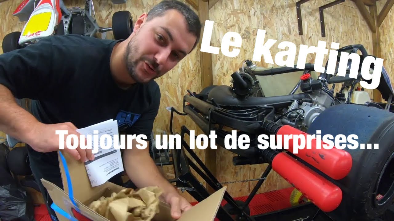 On remet un coup de neuf au kart🤩après la casse de l'échappement😱adaptation d'un pot évo la galère😅