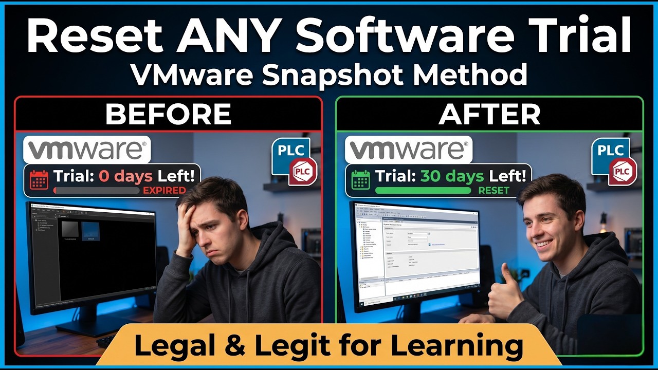 How to Reset Software Trial Period Forever using VMware Snapshots