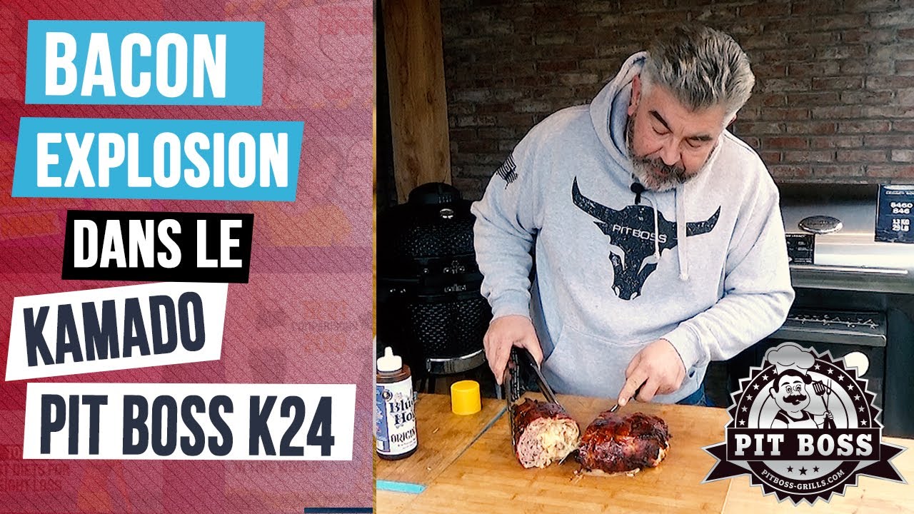 Comment réaliser un Bacon Explosion dans le BBQ Kamado K24 de Pit Boss?