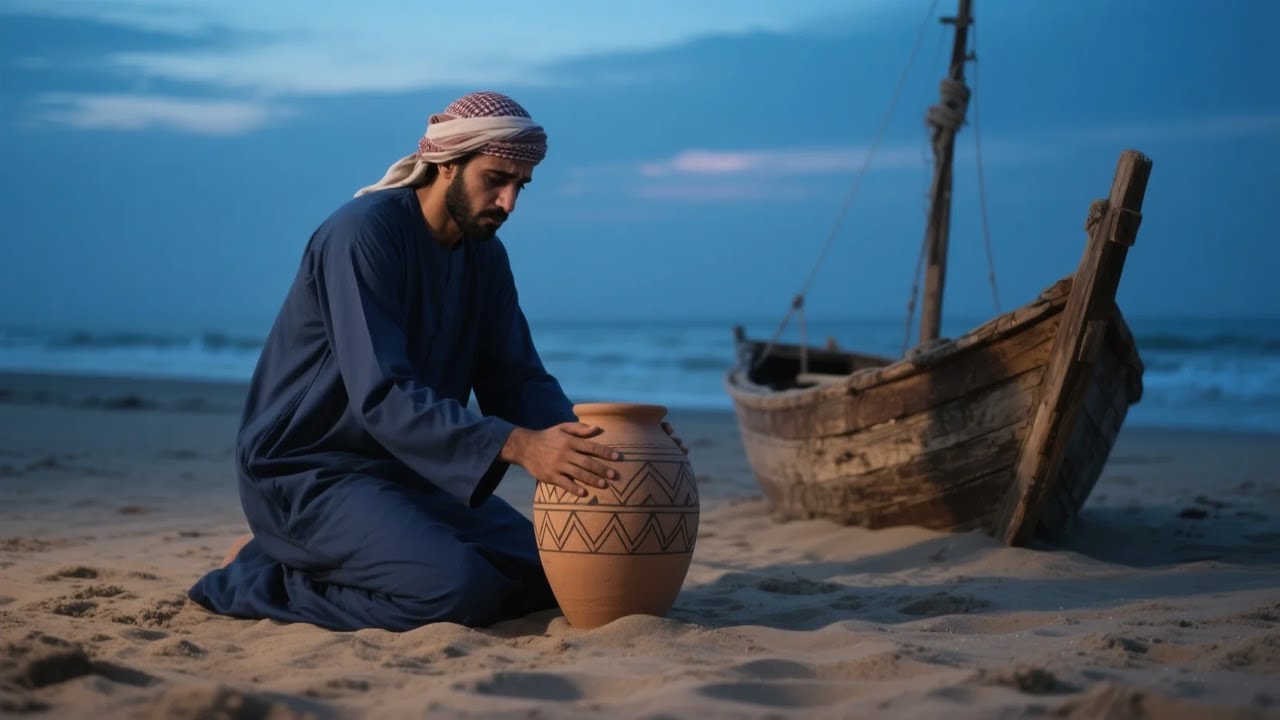 حكاية الصياد الفقير والجرة التى غيرت حياته الى الابد  قصة مشوقة من زمن الخليفة هارون الرشيد