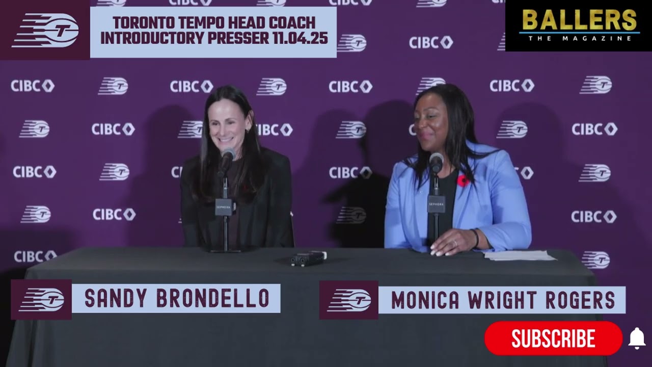 Q&A: Head Coach Sandy Brondello & GM Monica Wright Rogers | Toronto Tempo Presser | 11.04.25 | WNBA