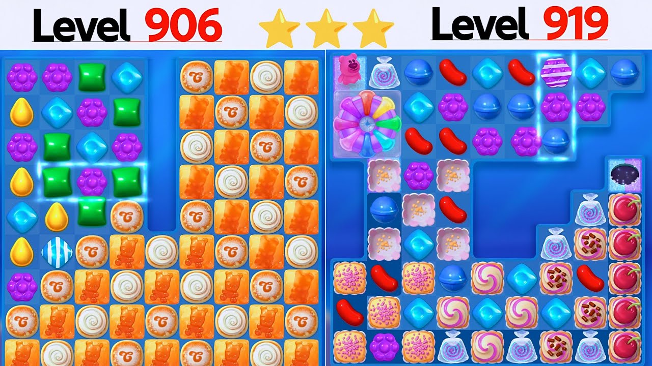 Play Candy Crush Soda saga 906 To 919 Levels Complete ✅