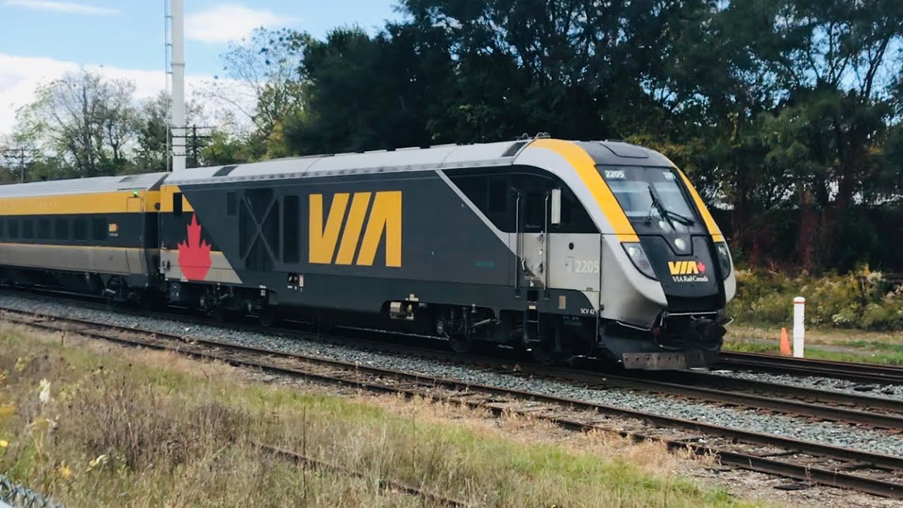 (New VIA Rail Siemens)Train On The Guelph Sub Heading For Guelph Central Station 🚅