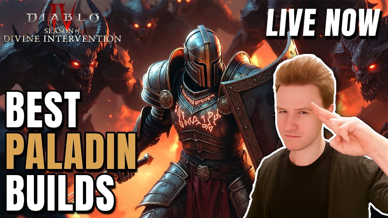 TOP PALADIN BUILD TIER LIST TODAY Diablo 4 LIVE