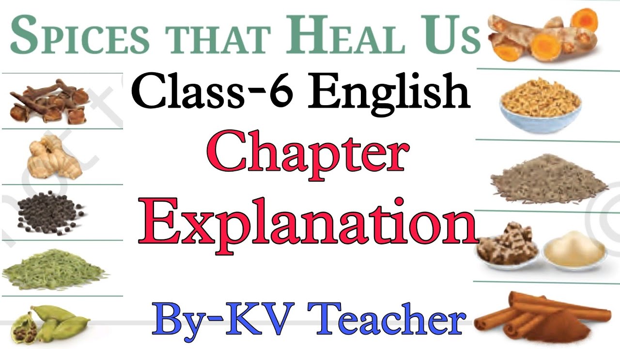 Spices That Heal Us / Class-6 English New NCERT Poorvi Unit-3 Chapter-3 Reading Explanation in हिंदी