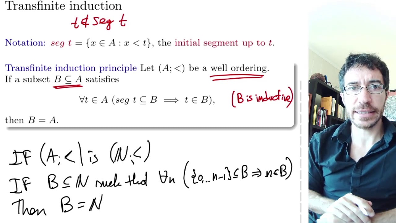 38. Set Theory. Transfinite Induction