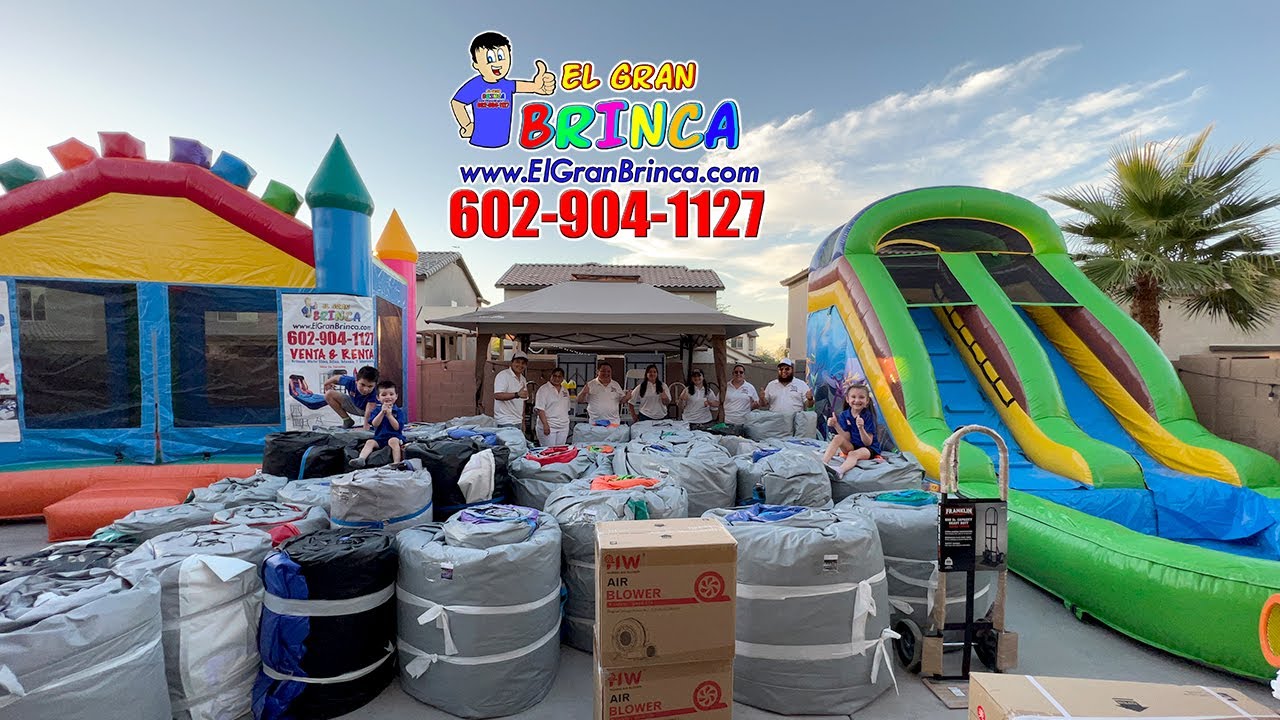 Brinca Brincas Water Slides y Combos en Existencia @ElGranBrinca