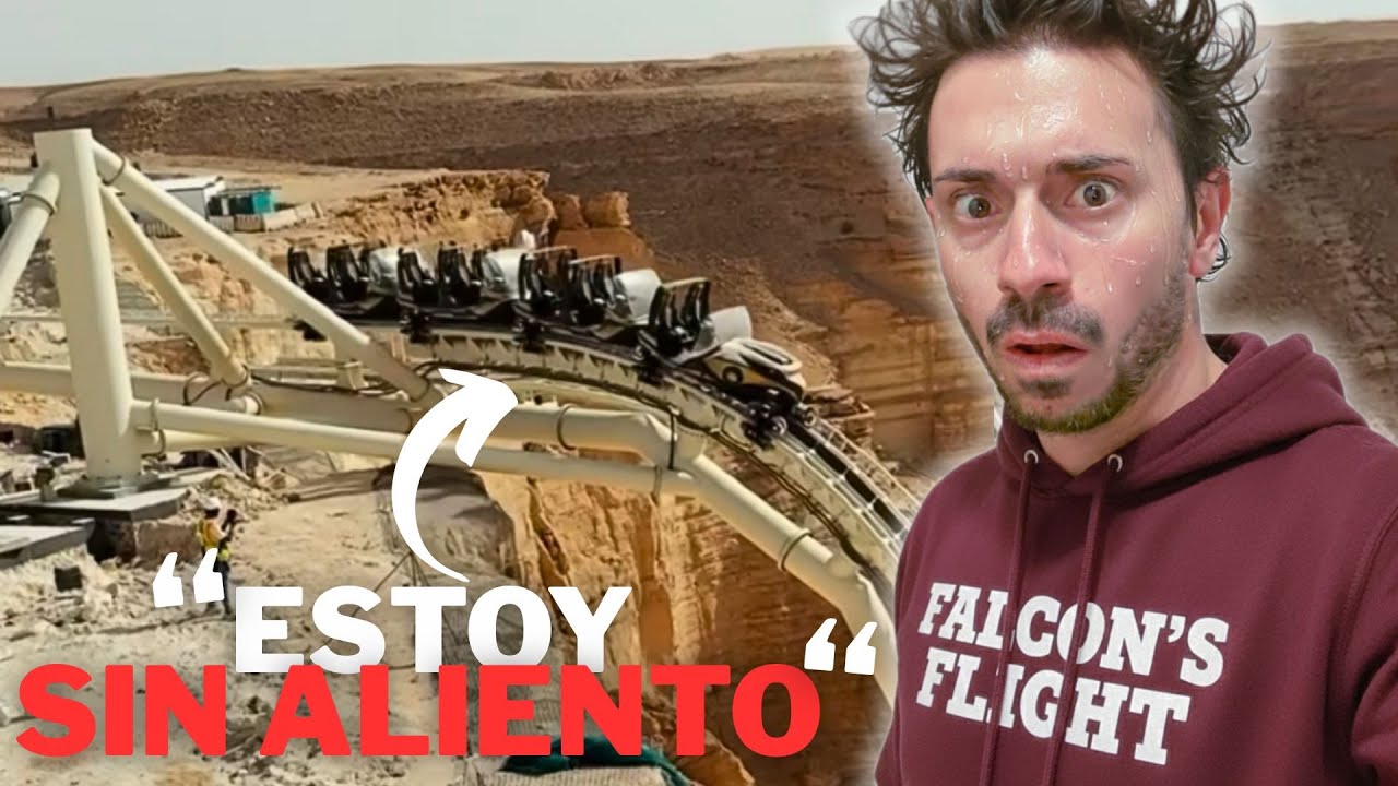 &iquest;La mejor del mundo? El POV de Falcon's Flight me deja SIN ALIENTO 🥵 Six Flags Qiddiya City