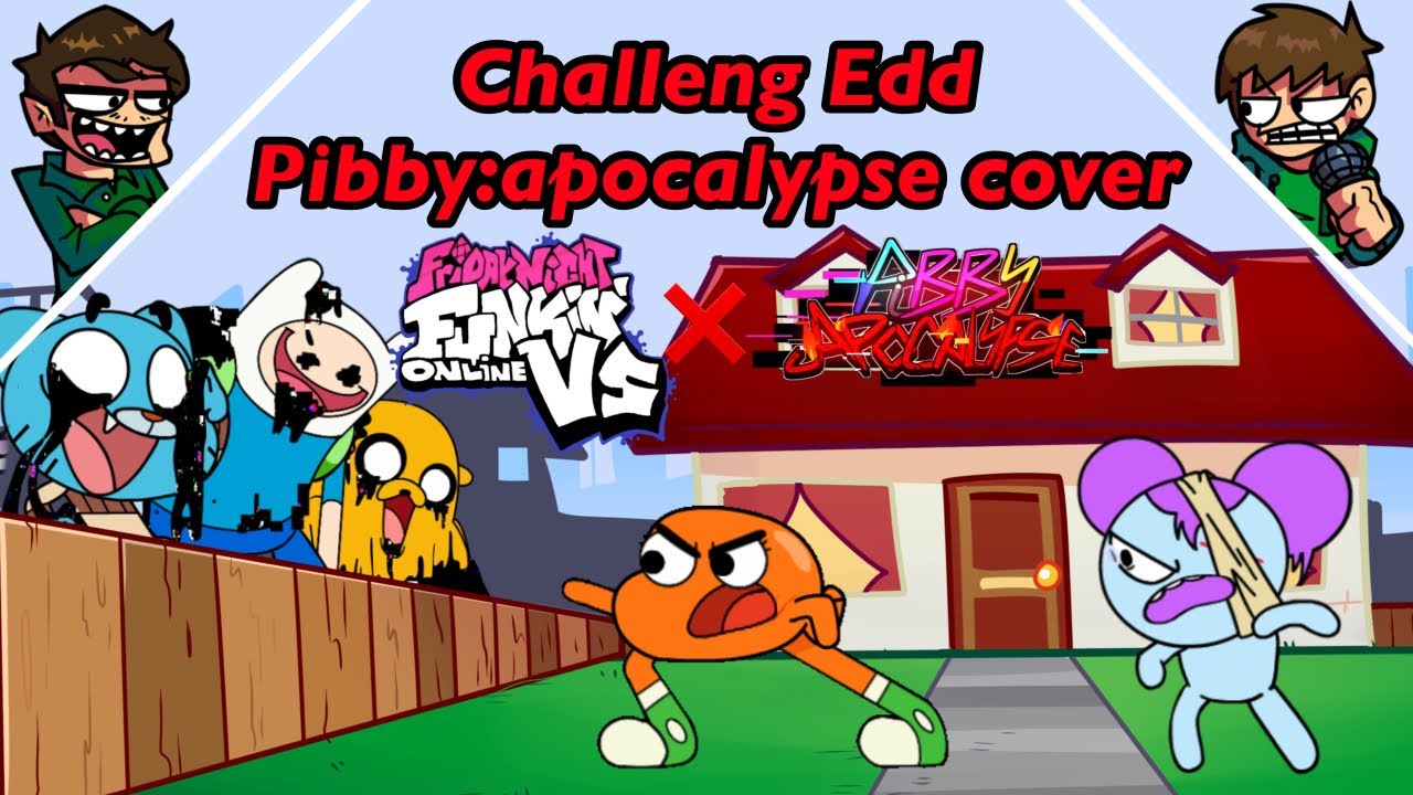 FNF Challeng Edd but pibby:apocalypse cover