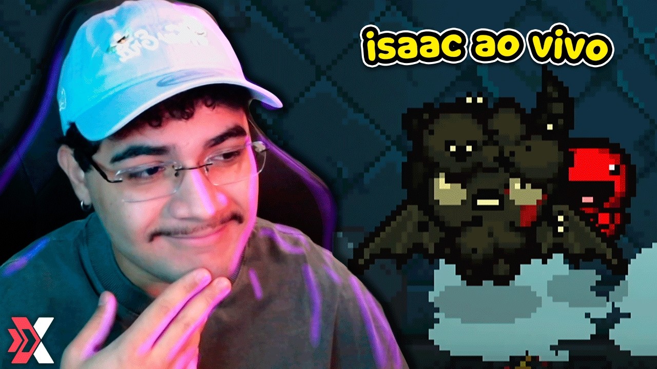 Jogando isaac e falando baboseira ao vivo 🤠🗯