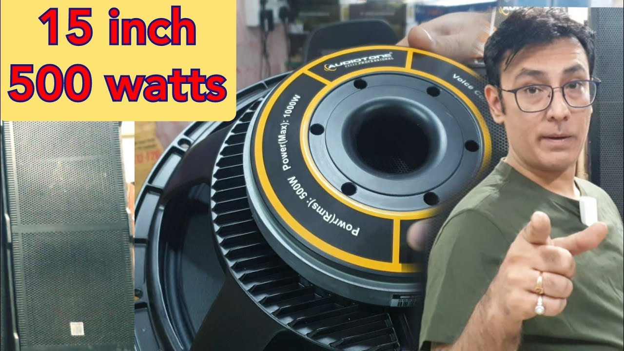 15 inch 500 watts speaker for Mid DJ और और्केस्त्रा