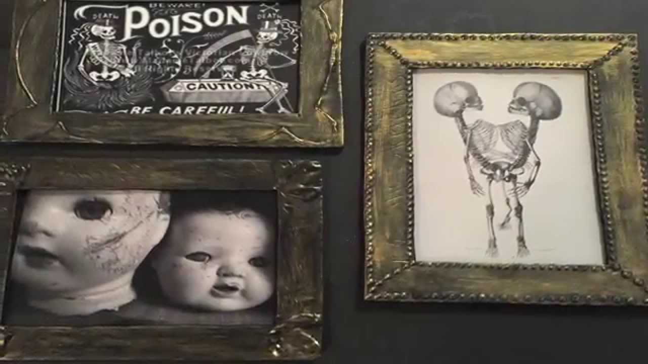 DIY: Halloween Vintage Picture Frame