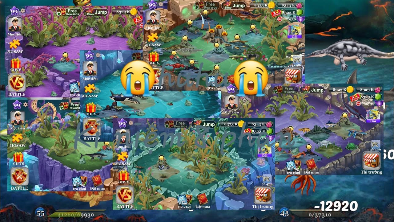 Dino water world (tập cuối.8),kỉ niệm 8phần#m.32#8phan