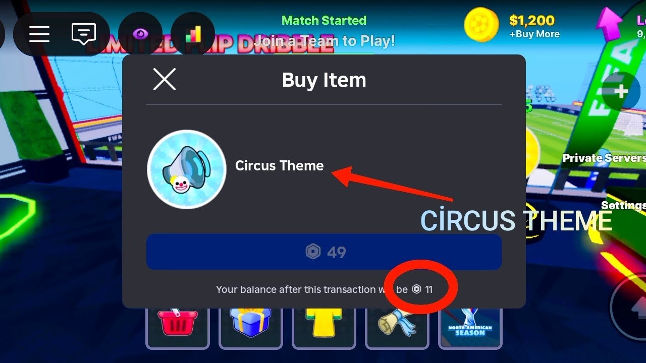 İ Buy Circus Theme Gamepass in SLS! İT İS WORTH İT? Super League Soccer! Roblox!
