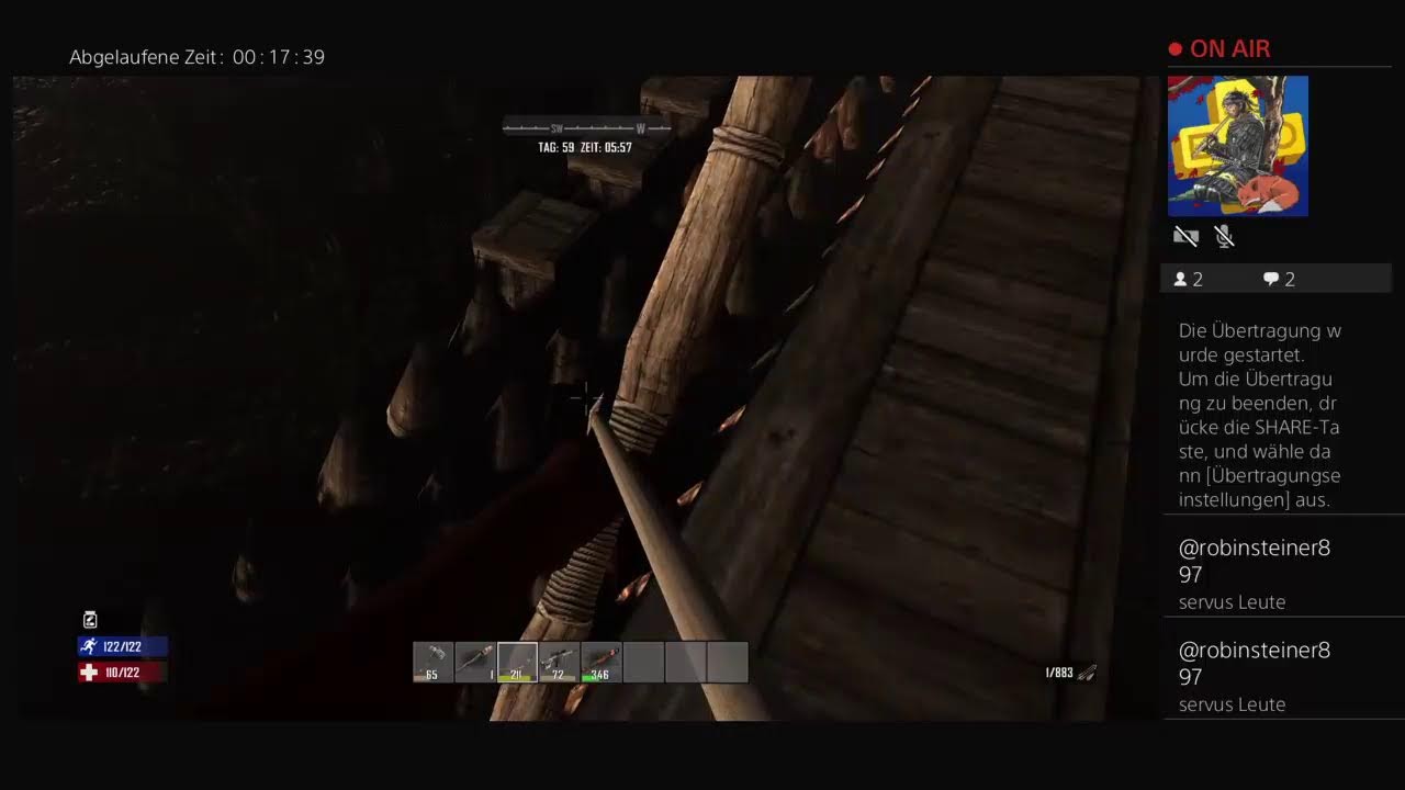 7 Seven days to die PS4 Killerboy89577 Part 18 Ausbau beginn der Nebengebäude Part 3