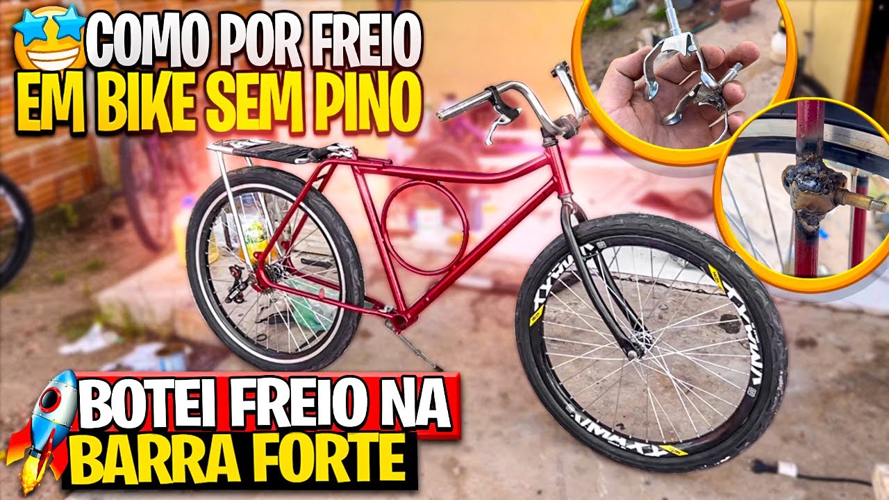COMO BOTA FREIO DE PINO NA BARRA FORTE🚀/ MUITO RÁPIDO E FÁCIL