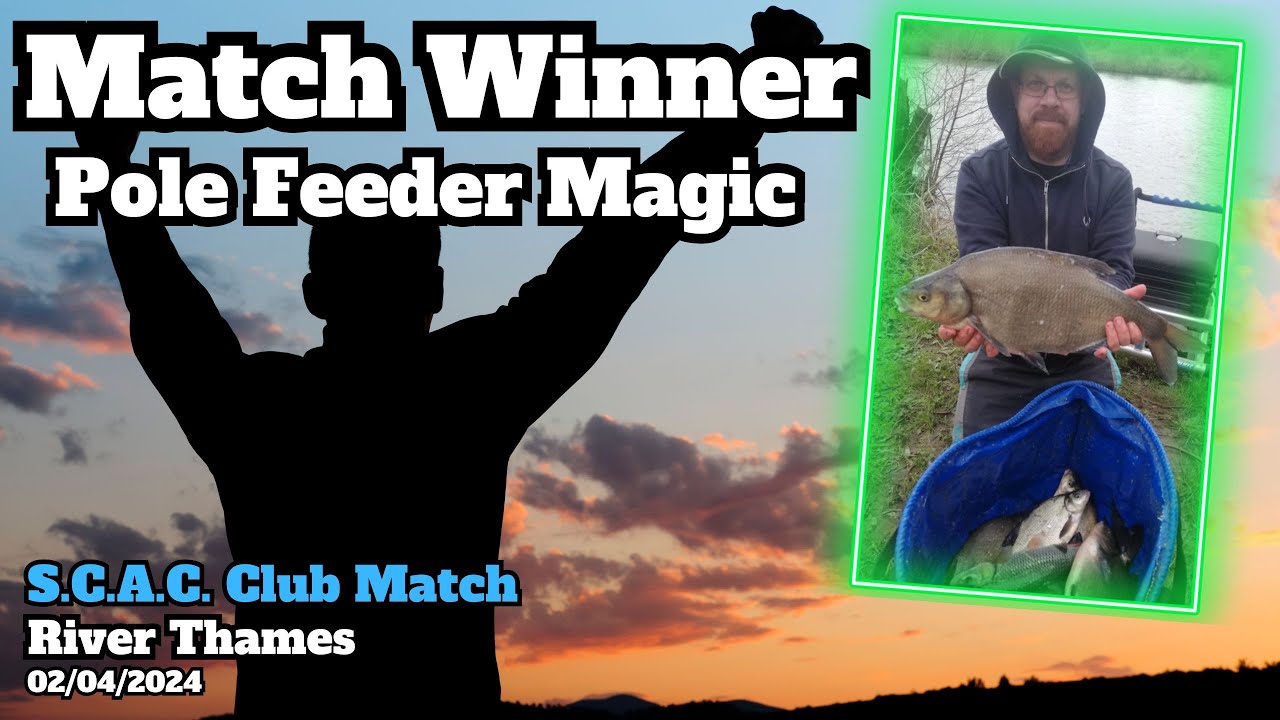 🎣 River Thames Match Fishing | Pole & Feeder Tactics for Bream in Fast Flow | 04/02/2024
