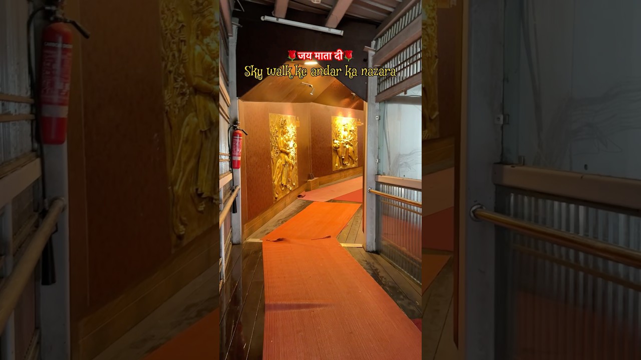 skywalk के अंदर का नज़ारा #vaishnodeviyatra #vaishnodevi #shortvideo #viralvideo #maa #youtube #yt