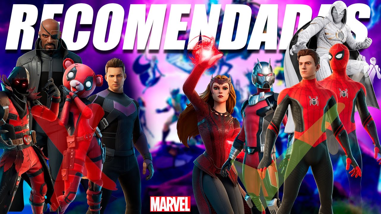TOP SKINS DE MARVEL QUE VALE LA PENA COMPRAR | Fortnite: Battle Royale