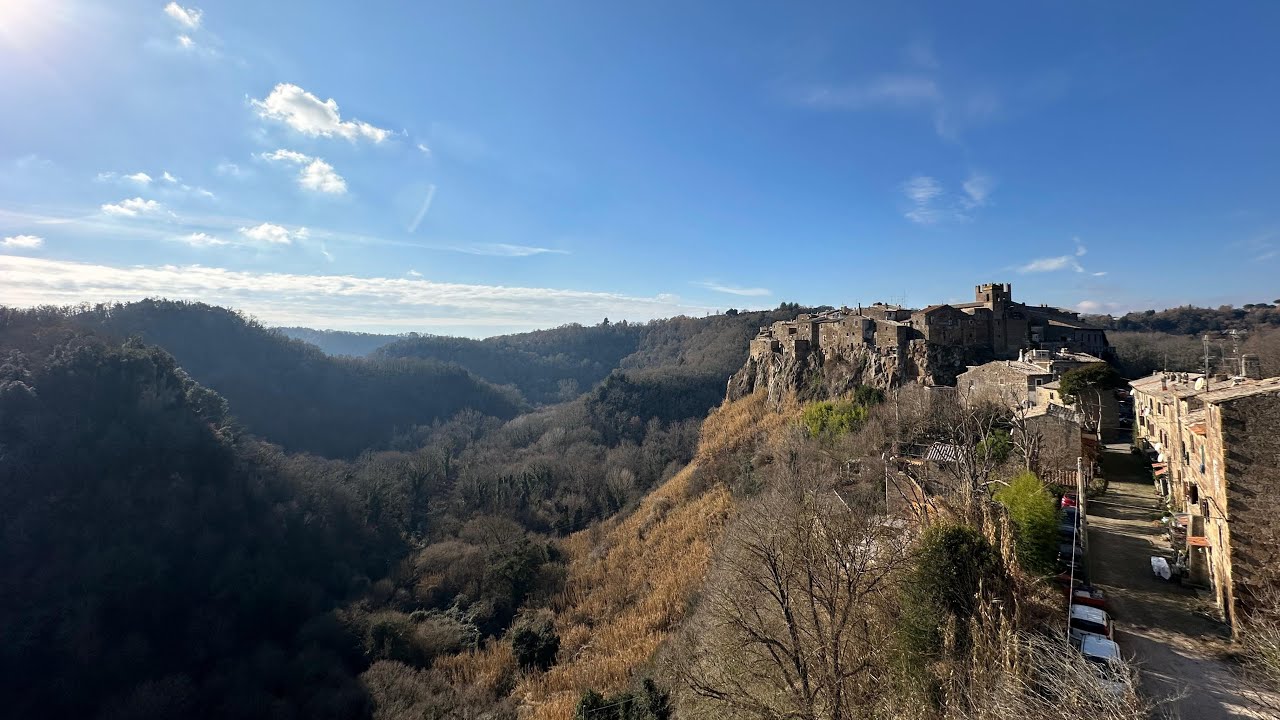 Calcata (Lazio), Italy【Walking Tour】4K