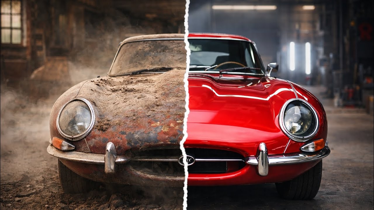 I Turned a Ruined Jaguar E-Type into a Show Car | Full ASMR Restoration