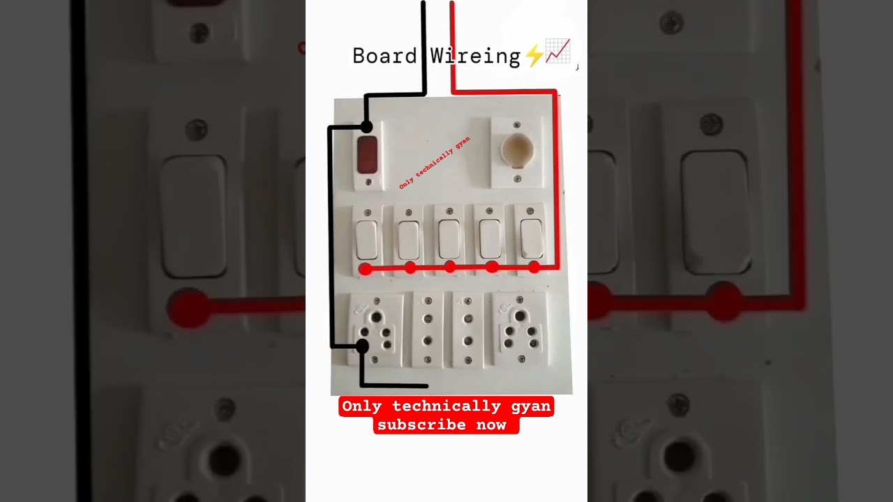 Electric board wiring diagram #viral #short #trending #electrical #electrcal #electricalwiring