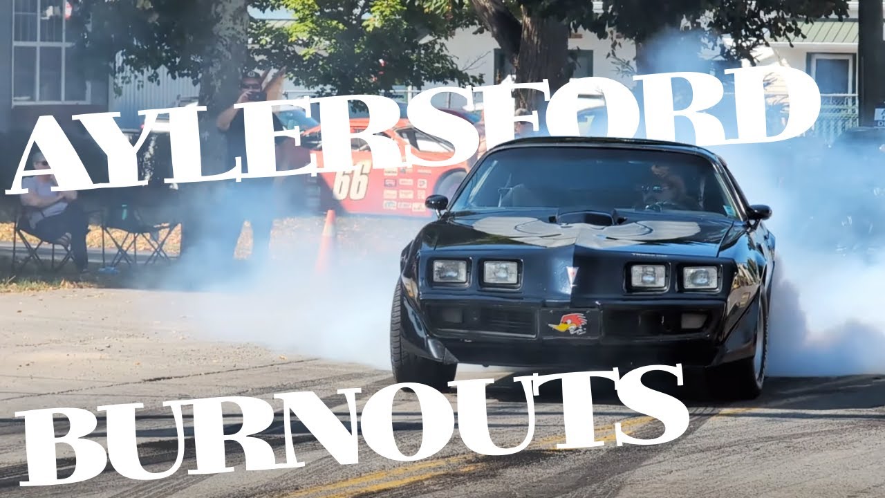 Burnouts and Cars Leaving Aylesford Car Show