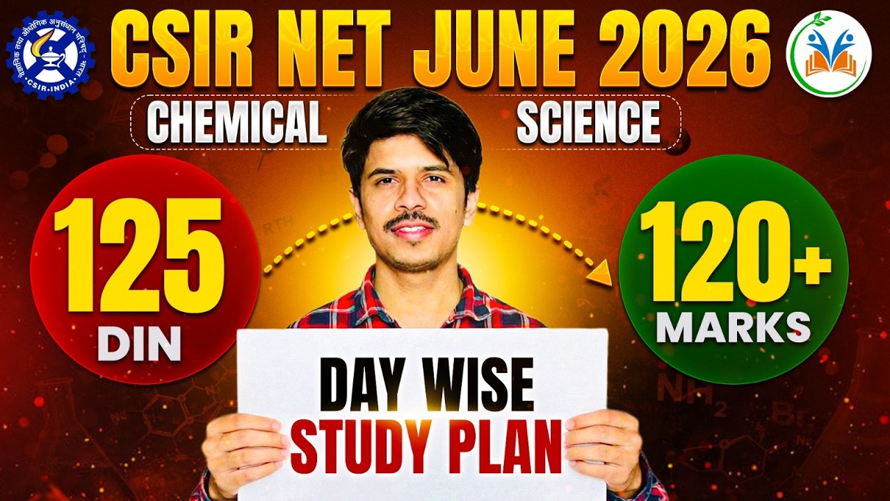 CSIR NET JUNE 2026 Preparation | CSIR NET Chemical Science Preparation | CSIR NET JUNE 2026 Strategy