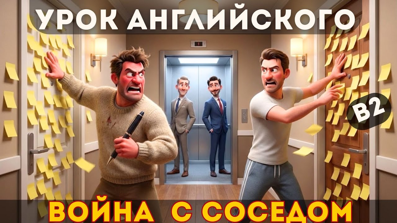 Английский на слух B2: война с соседом из-за шума