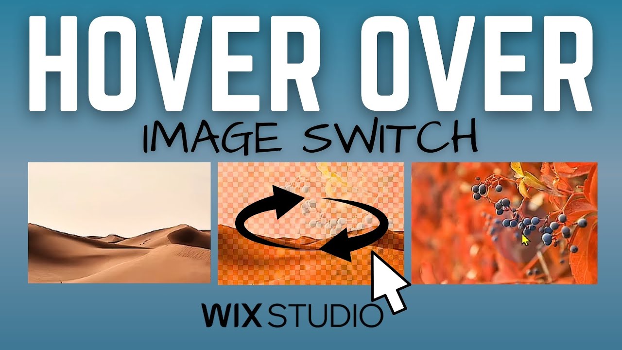 How To Make Image Change When You Hover Over in Wix Studio 🔳