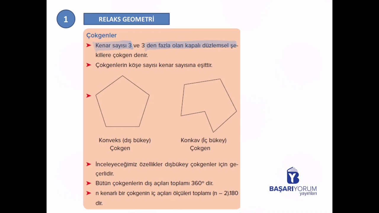RELAX GEOMETRİ ÇOKGENLER