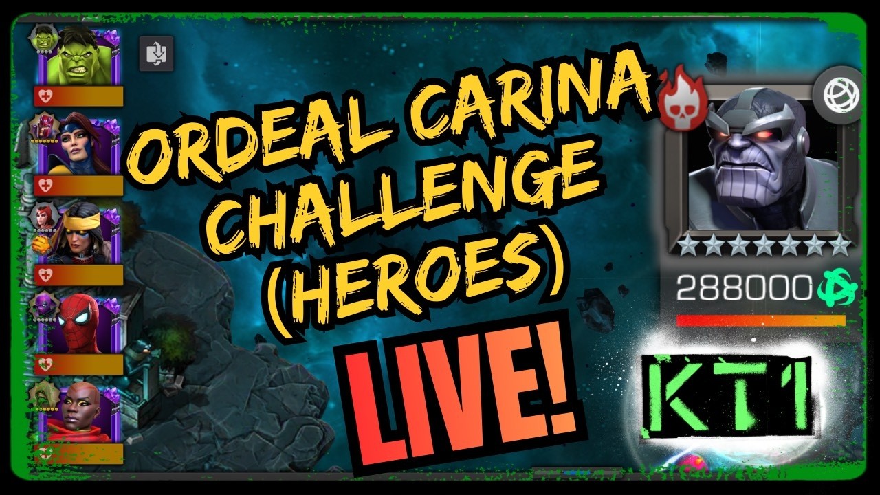 Carina Challenge Time! The Ordeal! Heroes! + New Store And Quests! Marvel Contest Of Champions!