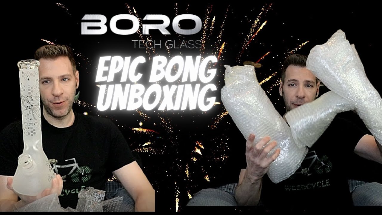 My Huge Bong Unboxing of Boro Tech Glass