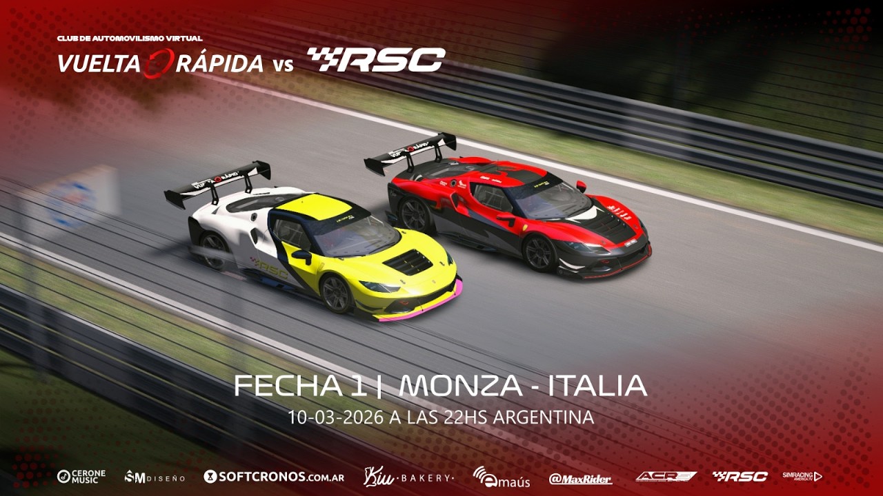 Assetto Corsa | Desafío Ferrari | Circuito Monza (ITA) | ClubVueltaRápida