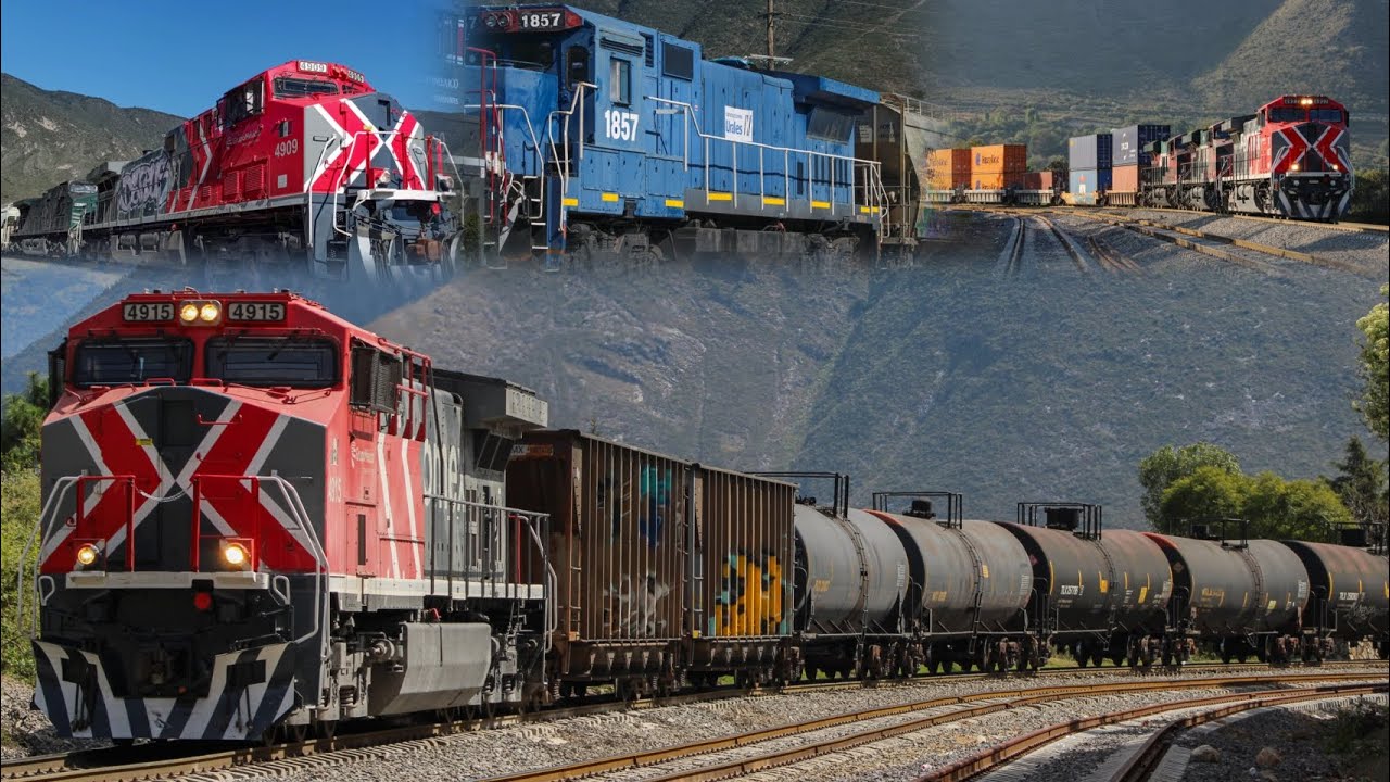 Gran variedad de trenes || AC44C6M y una locomotora bastante rara rumbo norte.