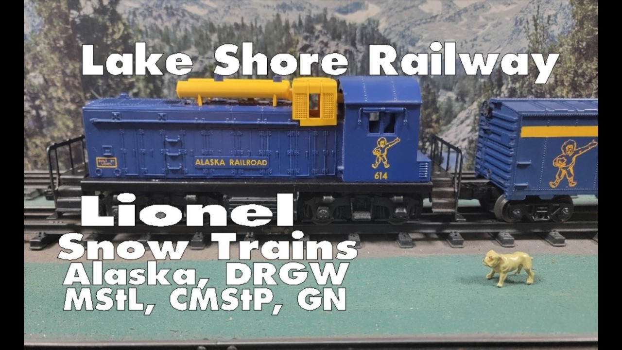 Lake Shore Railway Lionel Trains to Snow Country On Lionel T-Rail O Gauge No. 230.