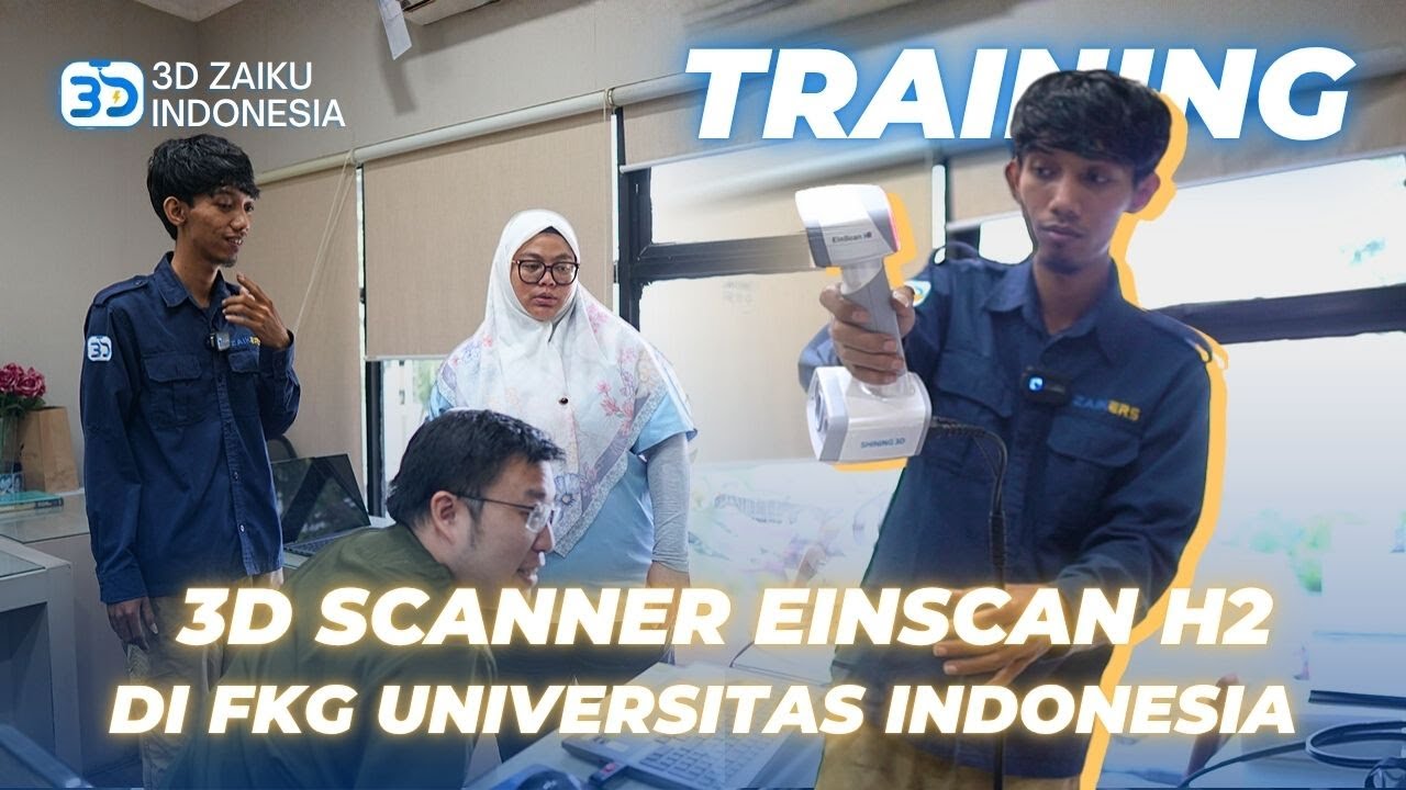 EINSCAN H2 3D SCANNER TRAINING AT THE FACULTY OF DENTISTRY, UNIVERSITY OF INDONESIA‼️